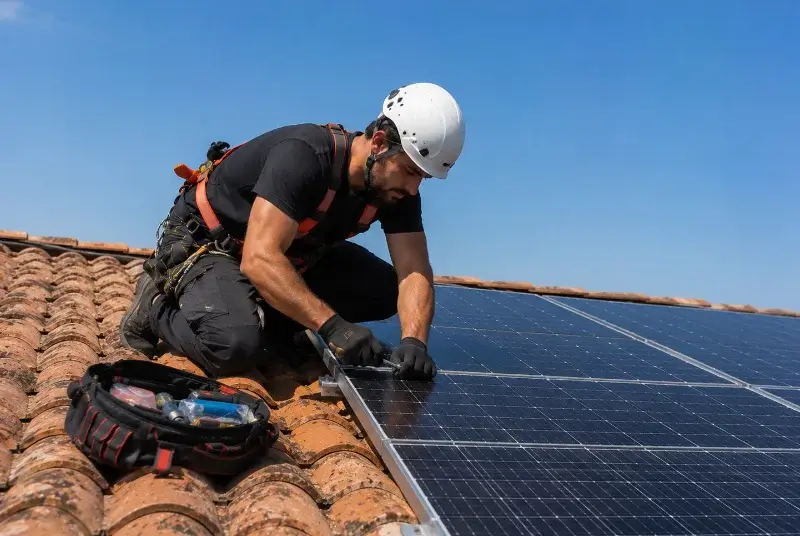 Maintenance et monitoring de panneaux solaires à Rouffignac-Saint-Cernin-de-Reilhac