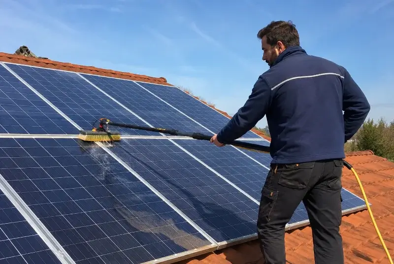 Nettoyage et entretien de panneaux solaires à Rouffignac-Saint-Cernin-de-Reilhac